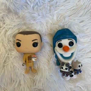 STRANGER THINGS FUNKO & OLAF